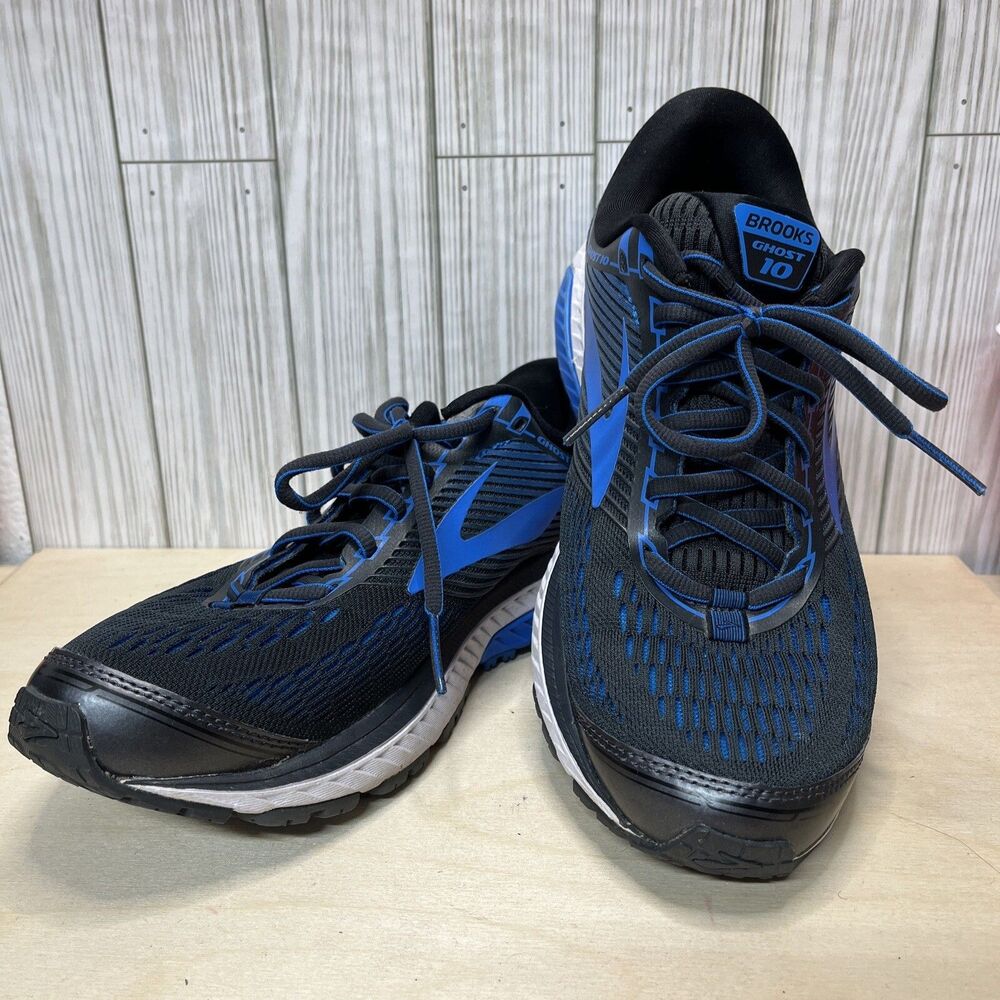 Brooks Ghost 10 DNA Blue Gray Athletic Sneakers Mens 8.5 Medium Running Shoes